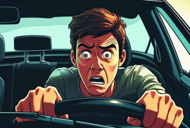 Driver before crash
