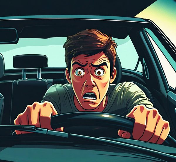 Driver before crash